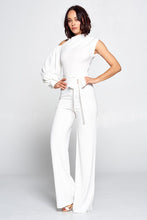 Load image into Gallery viewer, Boss Asymmetrical Sleeve Jumpsuit